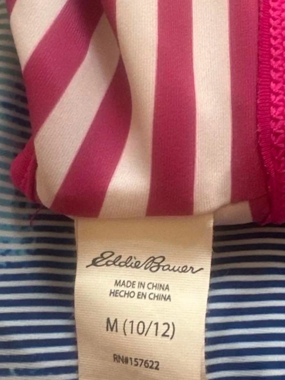 Eddie Bauer Pink Multi-Color Girls' Swim Bikini Set